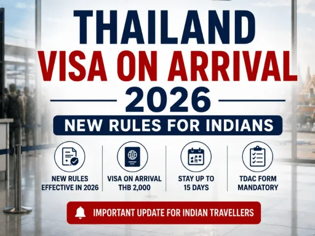 Thailand Visa On Arrival 2026: Indians Removed From Visa Exemption List